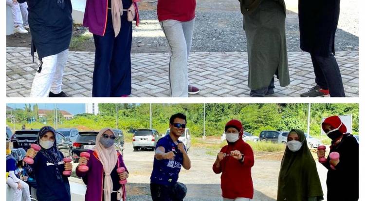  Olahraga bersama Bersinergi dengan Dinas KominfoSP Provinsi Banten