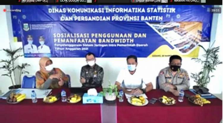 Ketua DWP Memenuhi Undangan Diskominfo Provin Banten