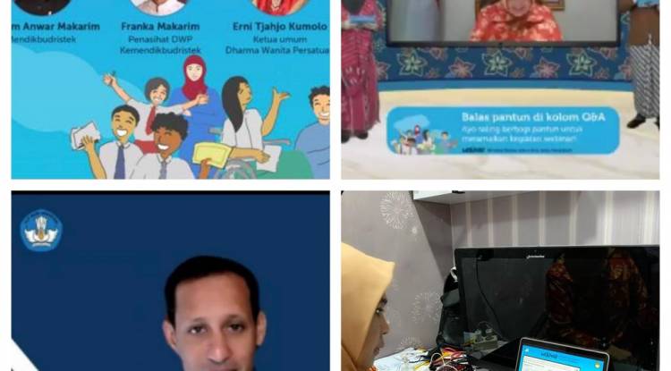  webinar dengan Tema MERDEKA BELAJAR DALAM PETA JALAN PENDIDIKAN 