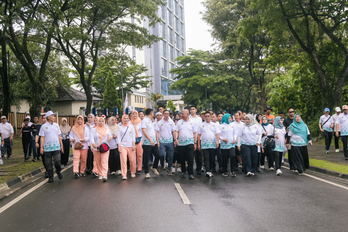 Jalan Sehat Meriahkan Rangkaian Peringatan Hari Pers Nasional 2026 di Provinsi Banten