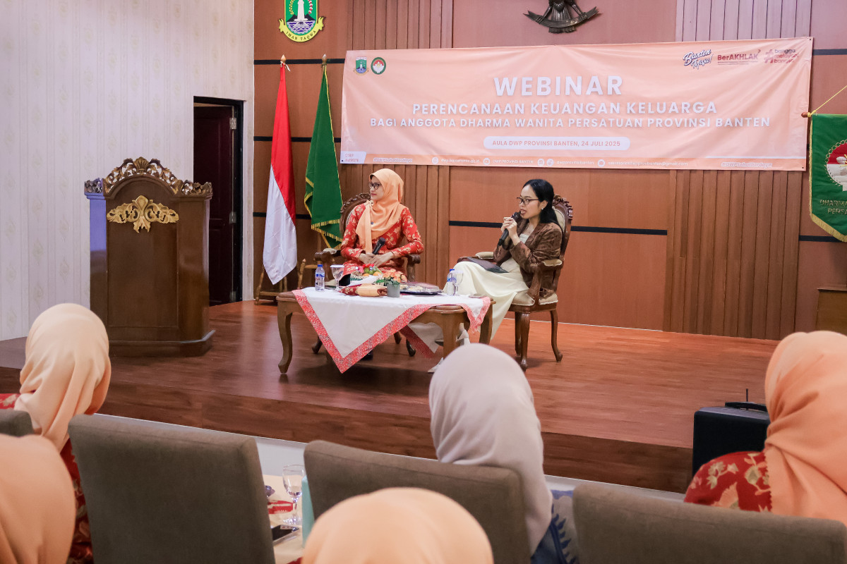 Wujudkan Kesehatan Finansial Keluarga, DWP Provinsi Banten Gelar Webinar Perencanaan Keuangan Keluarga